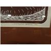 Image 3 : Puako Petroglyph Artwork by Dietrich Varez 1981, Wood Framed 24.5" x 19"
