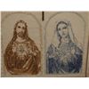 Image 2 : Jesus & Mary Cross-Stitch Artwork by Janet Benito 2000, Framed 25.5" x 21.5"
