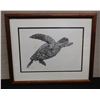 Image 1 : Turtle Honu Artwork by Alex Gupton, Framed 21.75" x 17.5"