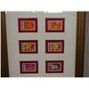 Image 2 : Stamps of the Lunar New Year 2004 Commemorative Frame by Hawaii Born Artist Clarence Lee 10" x 21.5"
