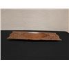 Image 2 : Native Hand-Carved Wooden Serving Tray w/ Shell Inlay 31" x 10" x 3"