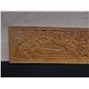 Image 2 : Carved Palau Dort Wood Story Board Wall Hanging by Riyund Carver 48" x 7"
