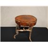 Image 2 : Wooden Tree-Trunk Stool by Artist Lenoard White 17" x 13" x 18"H