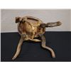 Image 8 : Wooden Tree-Trunk Stool by Artist Lenoard White 17" x 13" x 18"H