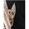 Image 10 : Wooden Bearded Mask Wall Hanging from New Guinea 35" x 12" x 5"