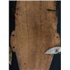 Image 13 : Wooden Bearded Mask Wall Hanging from New Guinea 35" x 12" x 5"