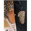 Image 3 : Wooden Bearded Mask Wall Hanging from New Guinea 35" x 12" x 5"