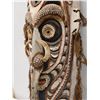 Image 8 : Wooden Painted Mask Wall Hanging from New Guinea 34" x 7"x  8"