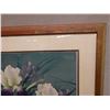 Image 2 : Velvet Touch Purple Iris Art Print Limited Edition 17/275 by David Lee, Framed 47" x 38"