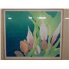 Image 2 : Ape II Monteria Flower Art Print Limited Edition 39/145 by Janet Holiday 1983, Framed 27" x 24"