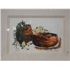 Image 2 : 2 Umeke w/ Lei "Oli Oli" Artist Proof Print by Peggy Chun w/ COA, Matted 20" x 16"