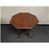 Image 2 : Wooden Octagon Table on Wheels 30" Dia, 27"H