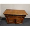 Image 2 : Side Boy Wooden Cabinet w/ 3 Drawers, 2 Doors & Brass Pulls 48" x 23" x 36"H