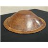 Image 8 : Hand Carved Wooden Bowl w/ Leaf Edge 14" Dia, 4"H