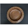 Image 2 : Hand Carved Wooden Bowl w/ Bird Edge 19" Dia, 3"H