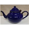 Image 1 : Blue Enamel Tin Tea Pot w/ Maker's Mark Made in Yugoslavia 10" x 6"H