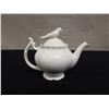 Image 2 : Reflections White Tea Pot w/ Bird Lid 10" x 6.25"H