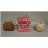 Image 1 : Oval Basket from Bali, Pink Purse from Micronesia & White Woven Coconut Bag, Misc Sizes