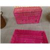 Image 8 : Oval Basket from Bali, Pink Purse from Micronesia & White Woven Coconut Bag, Misc Sizes