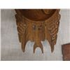 Image 8 : Qty 2 Carved Wooden Bowls w/ Snake & Bird Motif Approx. 24" x 10" x 3.5"H