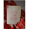 Image 2 : Hawaiian Cloth Doll in Red Mu'uMu'u  w/ Bear by Sharon Miyahira 16"H