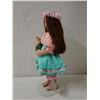 Image 3 : Hawaiian Cloth Doll in Blue Kahiko Costume  w/ Bear by Sharon Miyahira 20"H