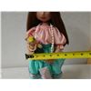 Image 8 : Hawaiian Cloth Doll in Blue Kahiko Costume  w/ Bear by Sharon Miyahira 20"H