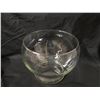 Image 2 : Clear Glass Punchbowl 10.5" Dia, 8"H