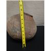 Image 8 : Carved Round Ceramic Vase from New Guinea 8.5" Dia, 10"H