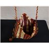 Image 2 : Woven Wool Tote Bag w/ Fringe 15" x 15"