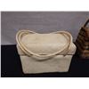 Image 2 : Qty 2 Woven Handbags, 1 w/ Attached Lid, Misc Sizes
