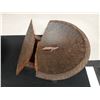 Image 8 : Qty 2 Wooden Kava Bowls (1 broken) 15" Dia, 5.5"H