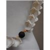 Image 3 : Long White Shell Double Lei from Tahiti 40"L