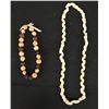 Image 1 : Qty 2 Lei: Cowrie Shell 40"L & Kukui Nut 24"L