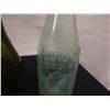 Image 2 : Qty 3 Vintage Glass Bottles: Pluto Water, Brown & Green, Misc Sizes