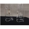 Image 2 : Qty 2 Hand Blown Oil Lamps, Misc Sizes