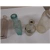 Image 8 : Qty 5 Miniature Glass Bottles, Misc Sizes to 6"H