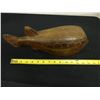 Image 8 : Wooden Carved Puffer Fish Sculpture 15" x 5" x 5.5"H