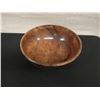 Image 2 : Carved Koa Wood Calabash Bowl Signed Blair Hawaii 10" Dia, 3.5"H