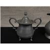 Image 2 : Vintage Royal Holland Daalderop Pewter Sugar & Creamer Set, Misc Sizes
