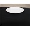 Image 2 : MSR Imports White Ceramic Plate 6" Dia, 0.75"H