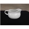Image 2 : MSR Imports White Ceramic Gravy Boat 7.5" x 4"H