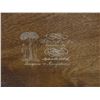 Image 8 : Oval Wooden NE Shaker Box Lid by Wilton Lee Ltd,  Blue Painted w/ Angels & Birds  11" x 8" x 6"H