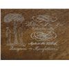 Image 9 : Oval Wooden NE Shaker Box Lid by Wilton Lee Ltd,  Blue Painted w/ Angels & Birds  11" x 8" x 6"H