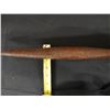 Image 8 : Carved Wooden War Club in Teardrop Shape, Etched w/ Native Pattern, Doubled Sided 27" x 4"