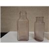 Image 2 : Qty 3 Miniature Glass Bottles, Misc Sizes to 5.5"H