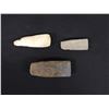 Image 2 : Qty 3 Stone & Coral Adze Heads, Misc Sizes