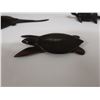Image 2 : Qty 6 Carved Ironwood Animal Sculptures: Shark, Fish, Turtle, etc Misc Sizes