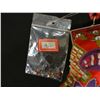 Image 2 : Red Silk Embroidered w/ Beading & Sequins Chinese Purse 11" x 5" & 2 Metal Chains 24"L