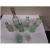Image 2 : Multiple Miniature Glass Bottles, Misc Sizes to 8.5"H